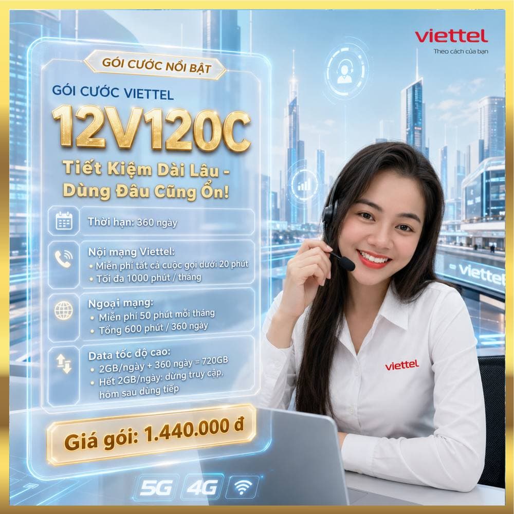 Ảnh minh họa gói 12V120C
