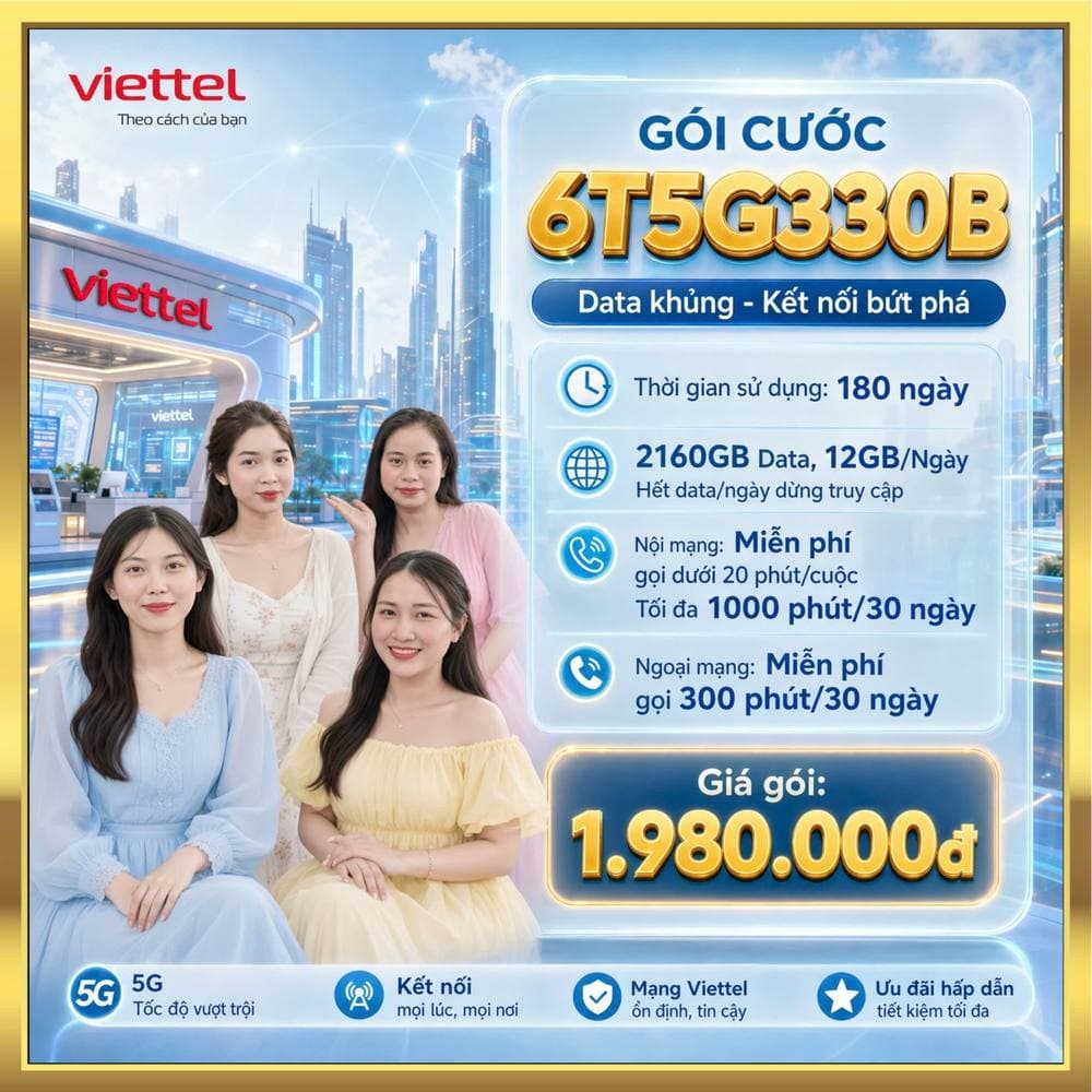 Ảnh minh họa gói 6T5G330B