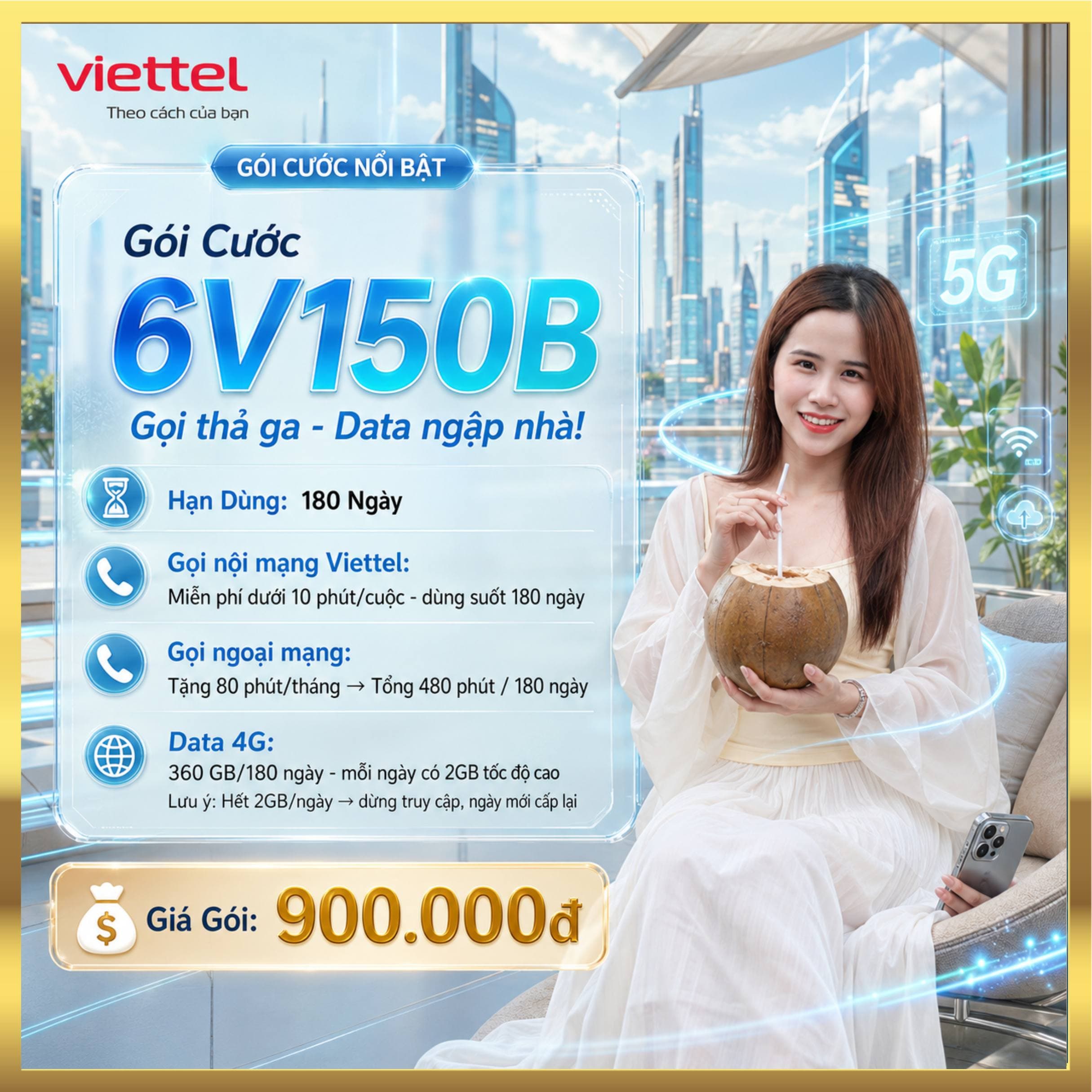Ảnh minh họa gói 6V150B